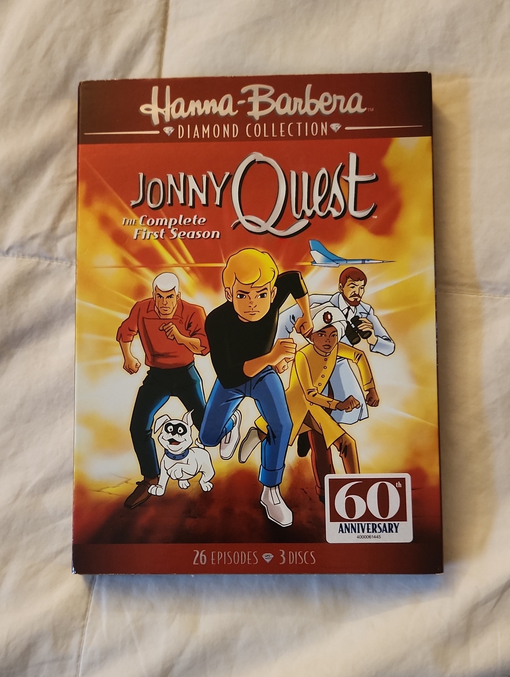 Warner Bros. Hanna-Barbera Jonny Quest DVD - Yellow, Orange, Blue Artwork